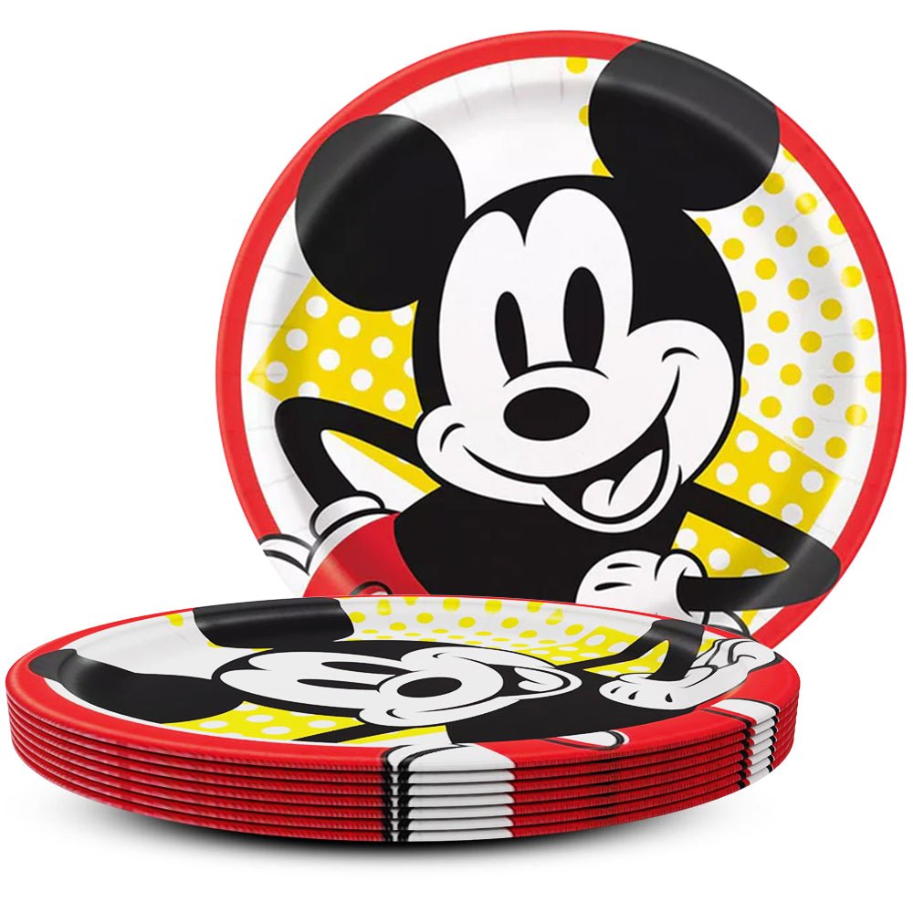 Mickey Mouse Dinner Plates 8 Pack