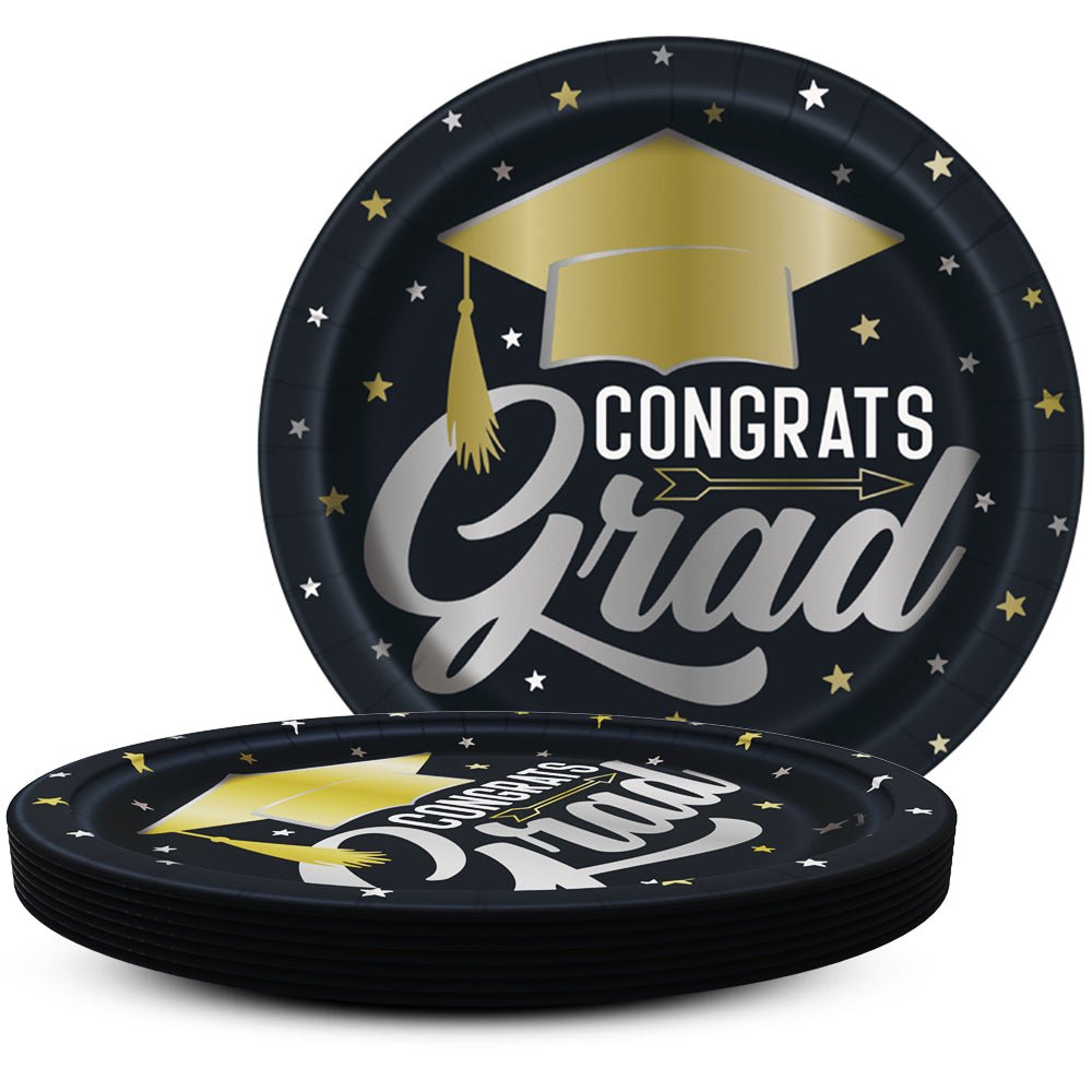 Graduation Dinner Plates 8 Pack