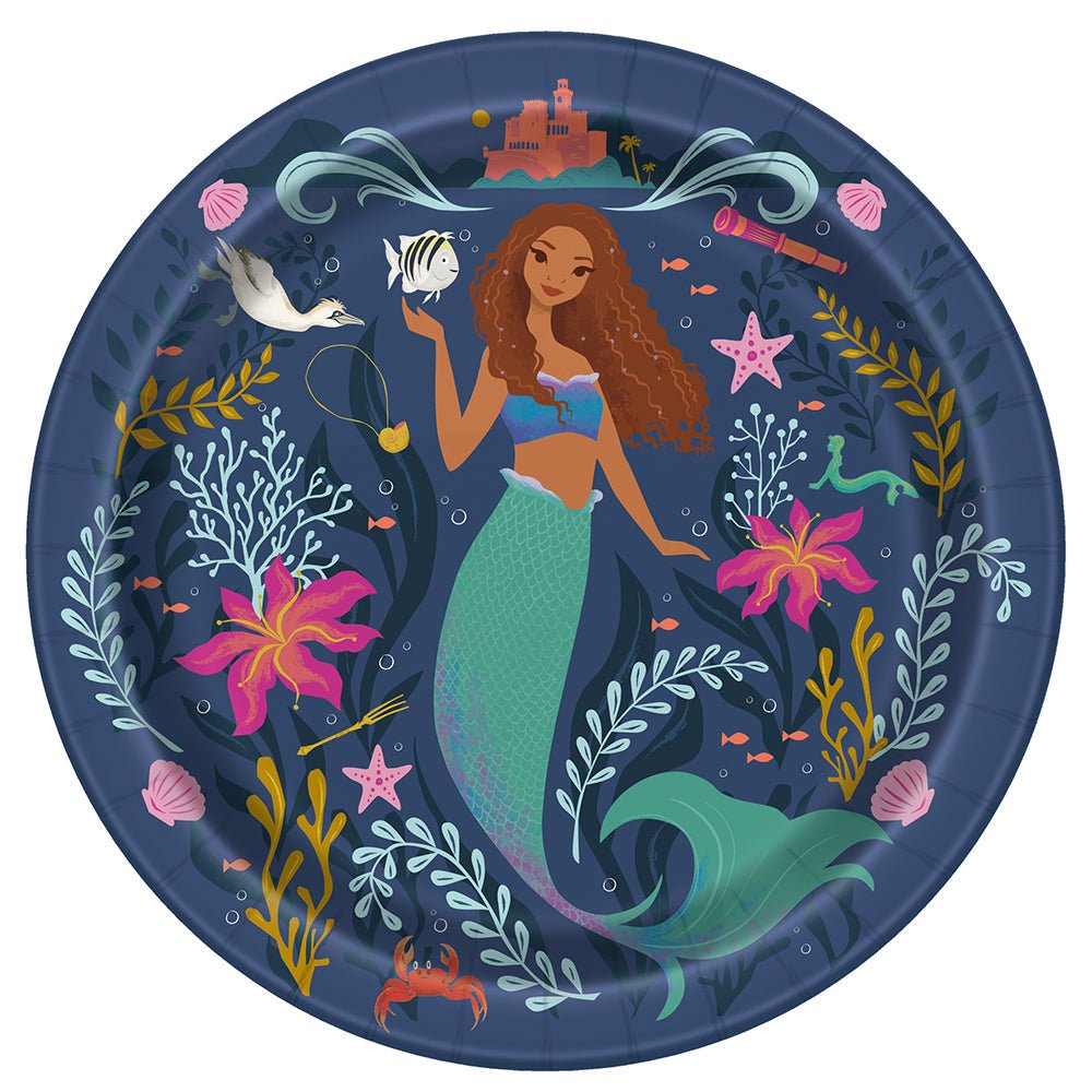 The Little Mermaid Dinner Plates 8 Pack