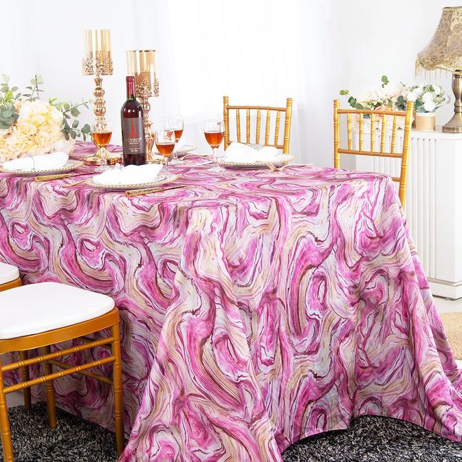 Agate Rectangular Scuba Tablecloth 240 GSM
