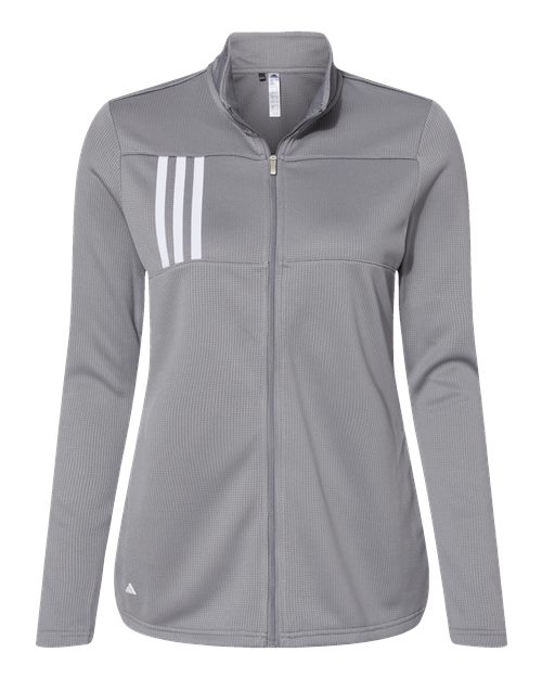 Adidas Women's 3-Stripes Double Knit Full-Zip Jacket