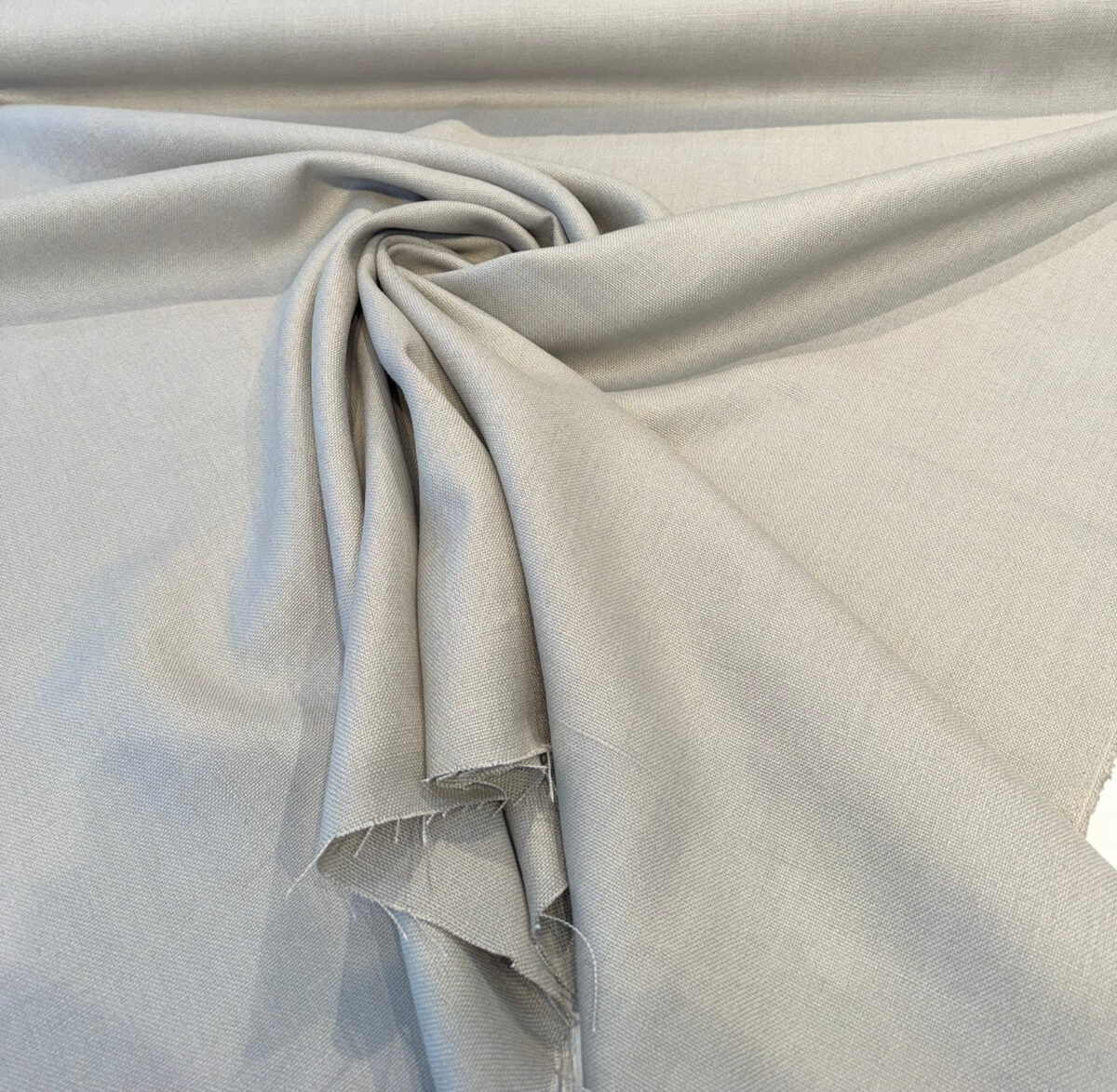 Libeco Belgian Tailored Linen Sanfor Airo - Cement Gray, 54-56" Width (1 Yard)