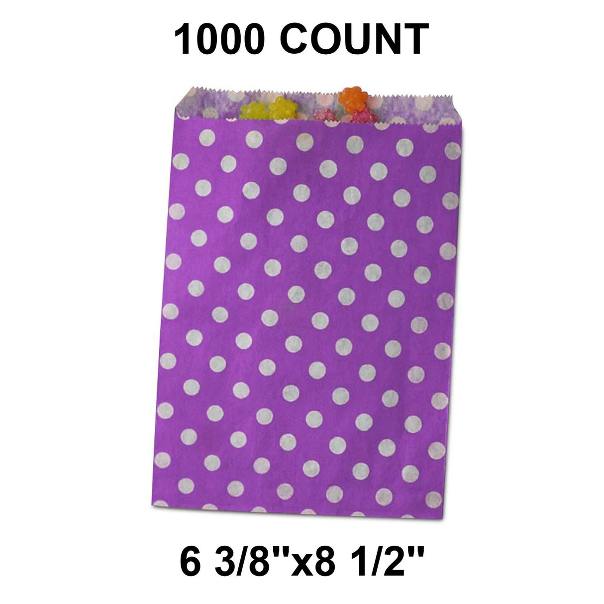 Small Dots Gift Bags Compact and Spacious 6 3/8" x 8 1/2"