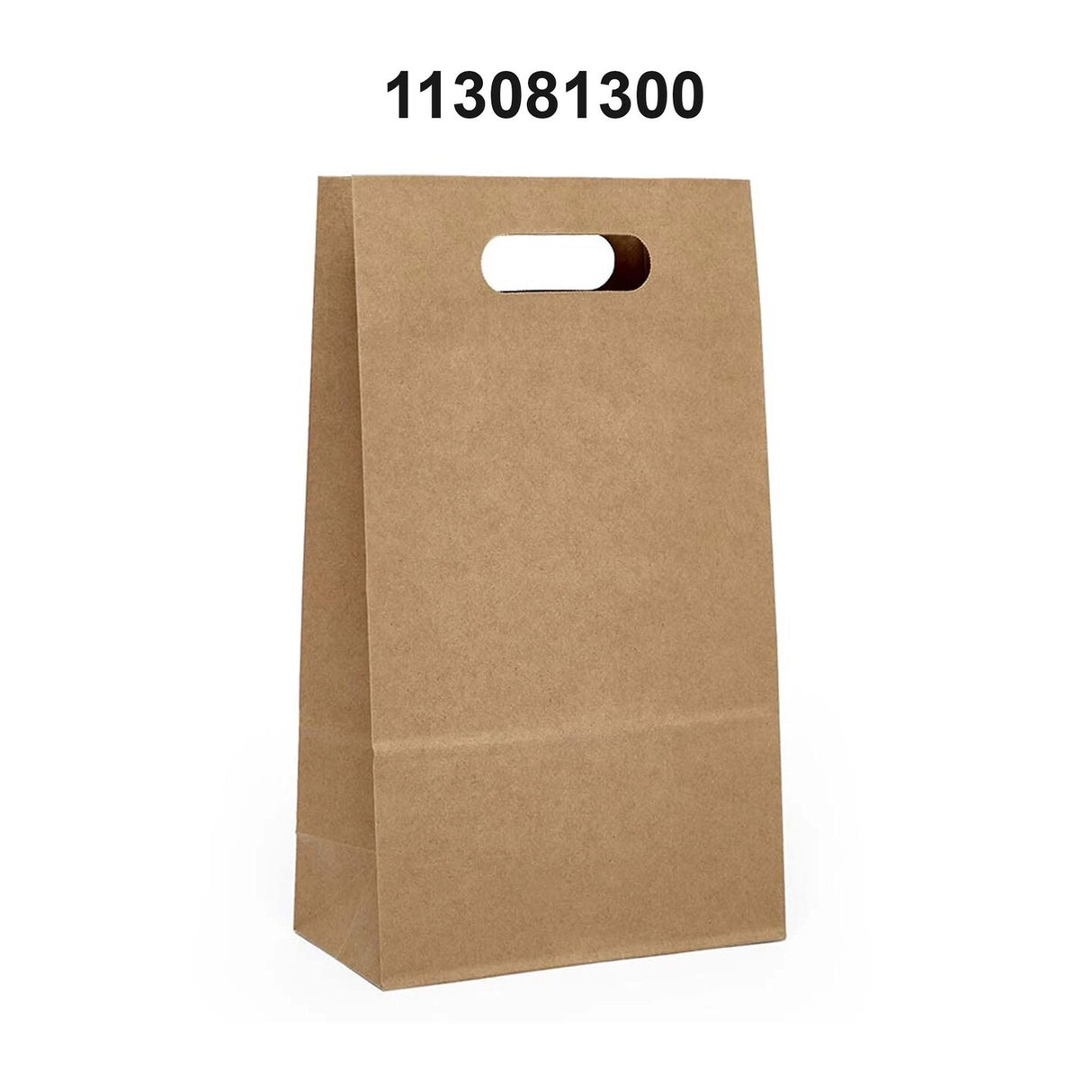 Paper Bags with Die Cut Handles 8'' x 4'' x 13 5/8''