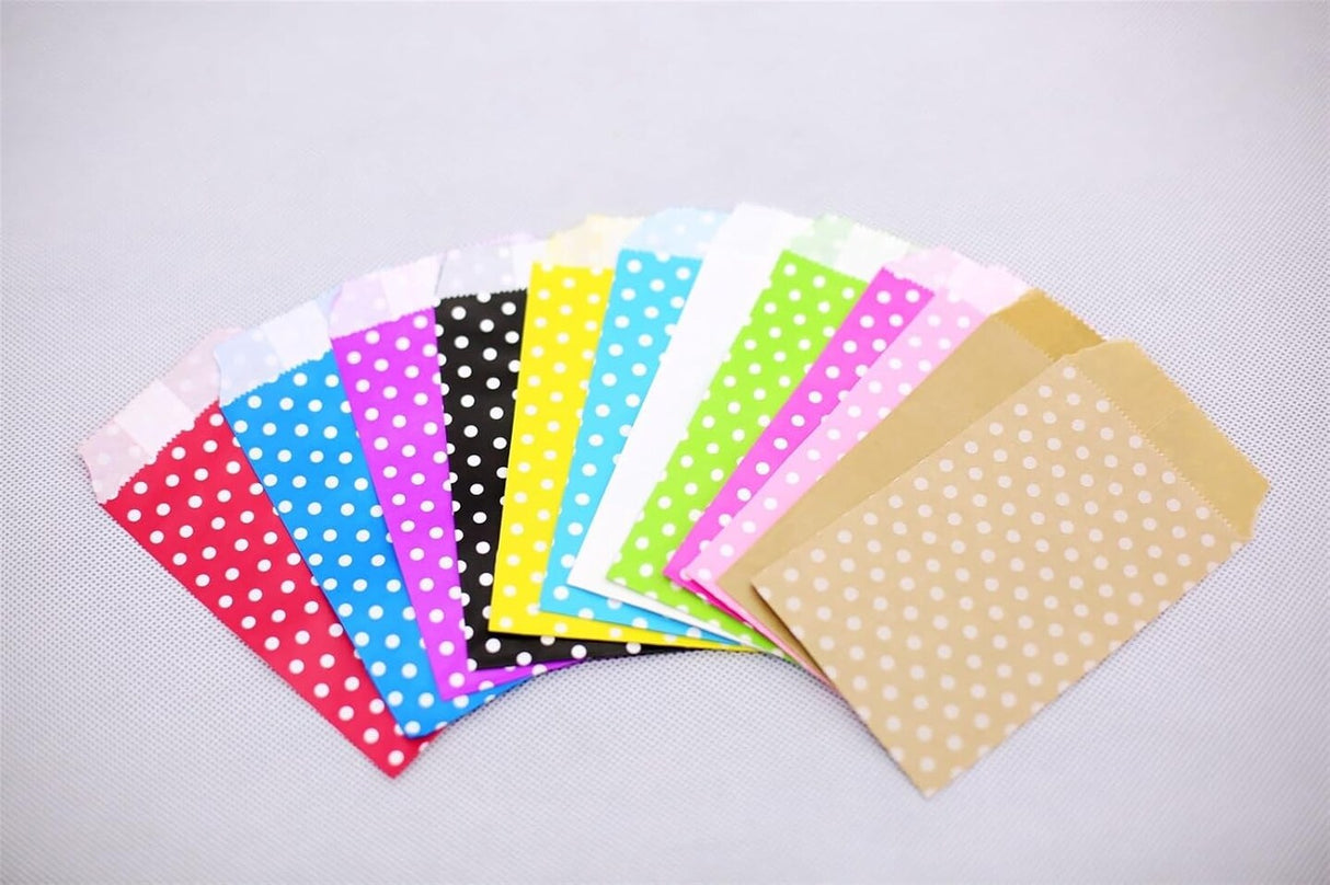 Bold Small Dots Bags Roomy 6 3/8" x 8 1/2"