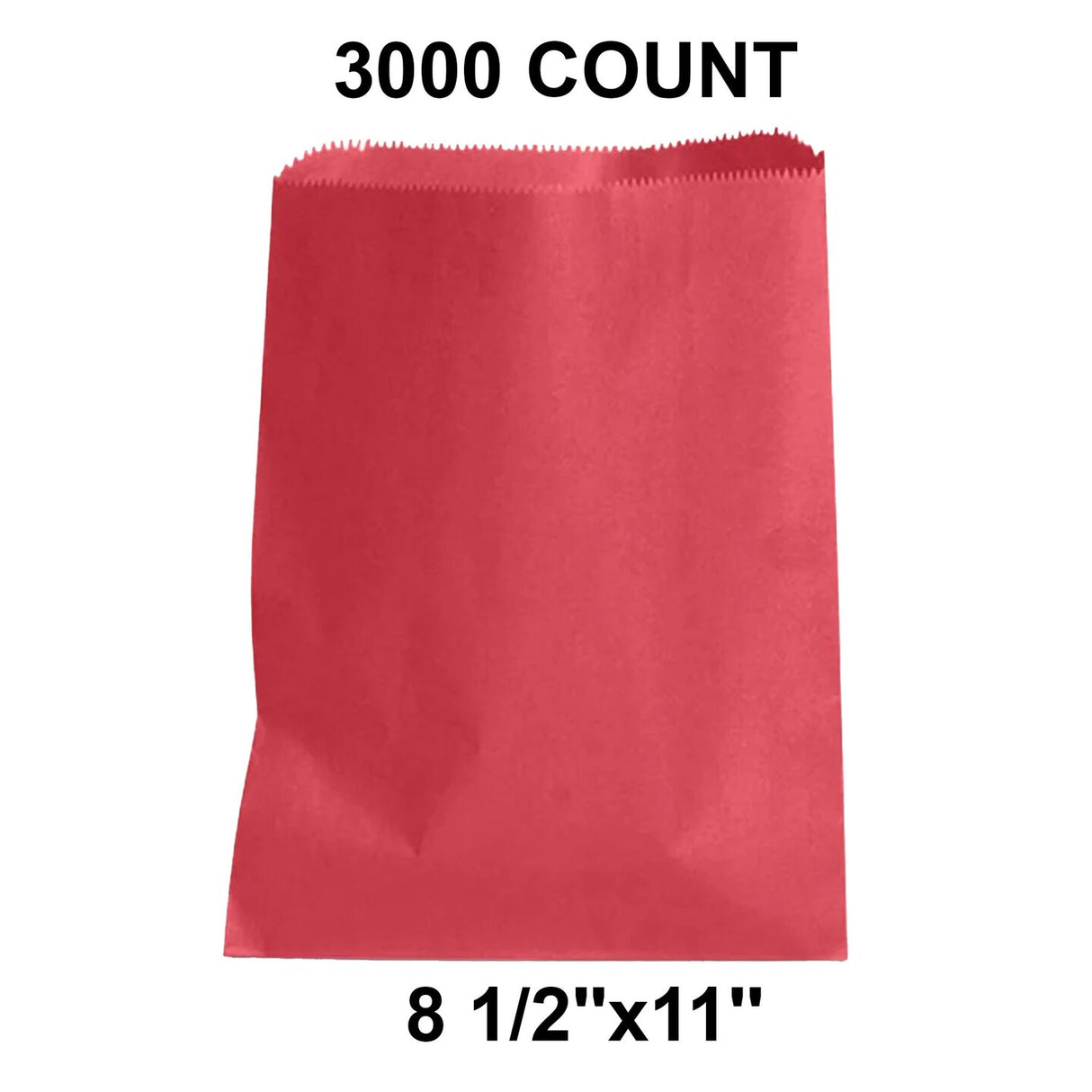 Vibrant Colored Paper Bags Compact 8 1/2" x 11"