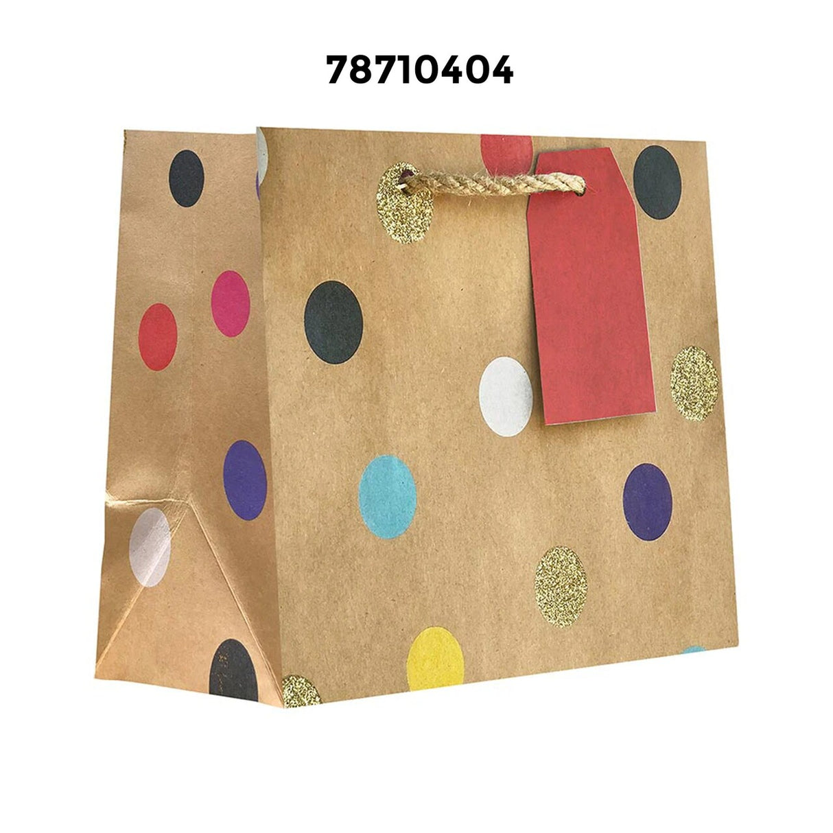 Patterned Gift Bags 6" X 3" X 7 1/2" Durable Paper Gift Bags