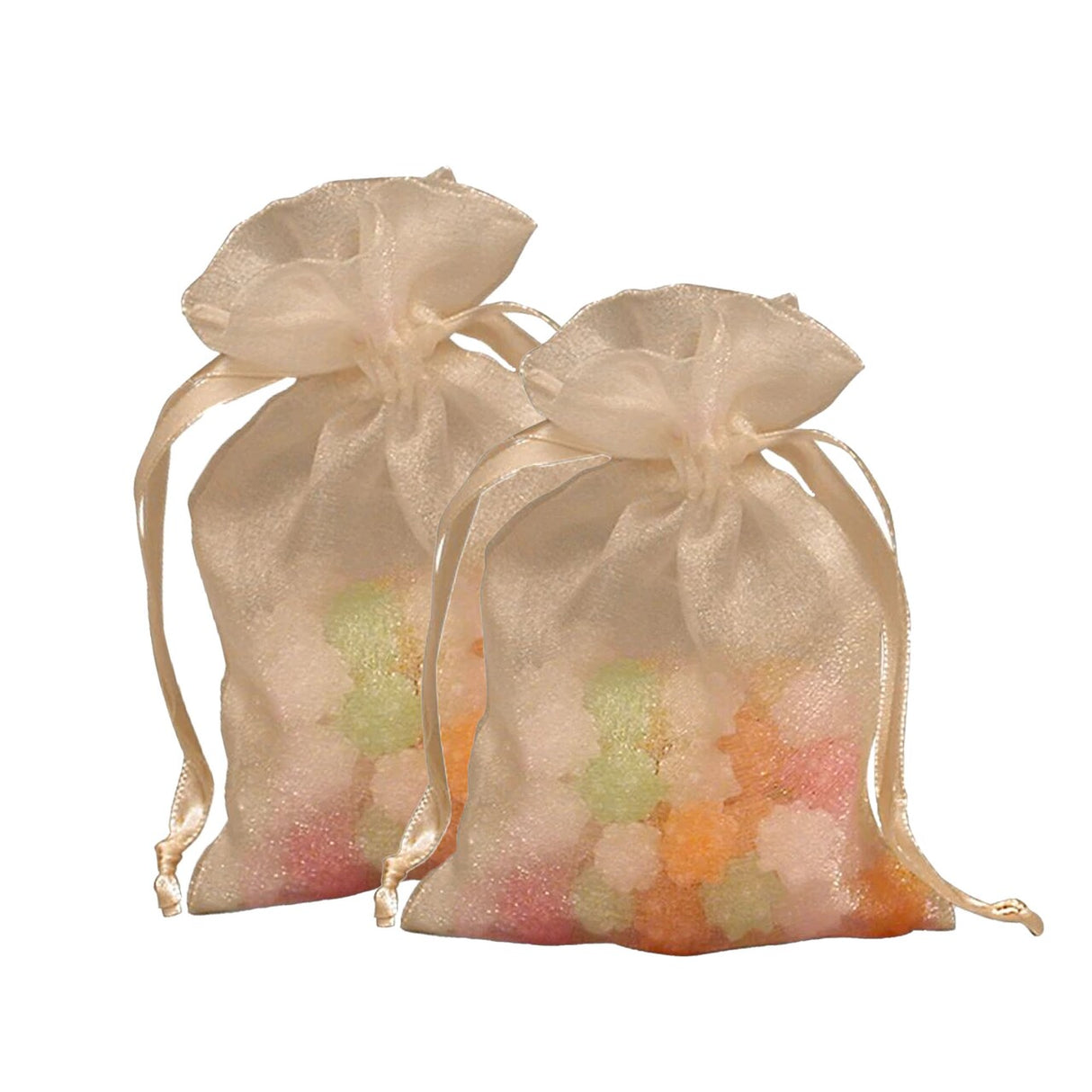 Chic Crystallized Organza Pouch 3" x 4"