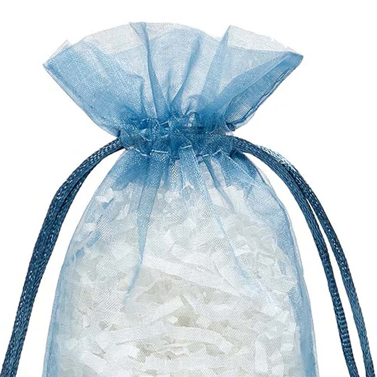 Flat Bottom Organza Bags 5 1/2''x11/2''x10 1/2'' for High-End Packaging