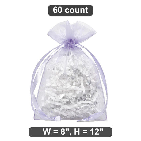 8” x 12” Organza Bags Ideal for Wedding Gifts