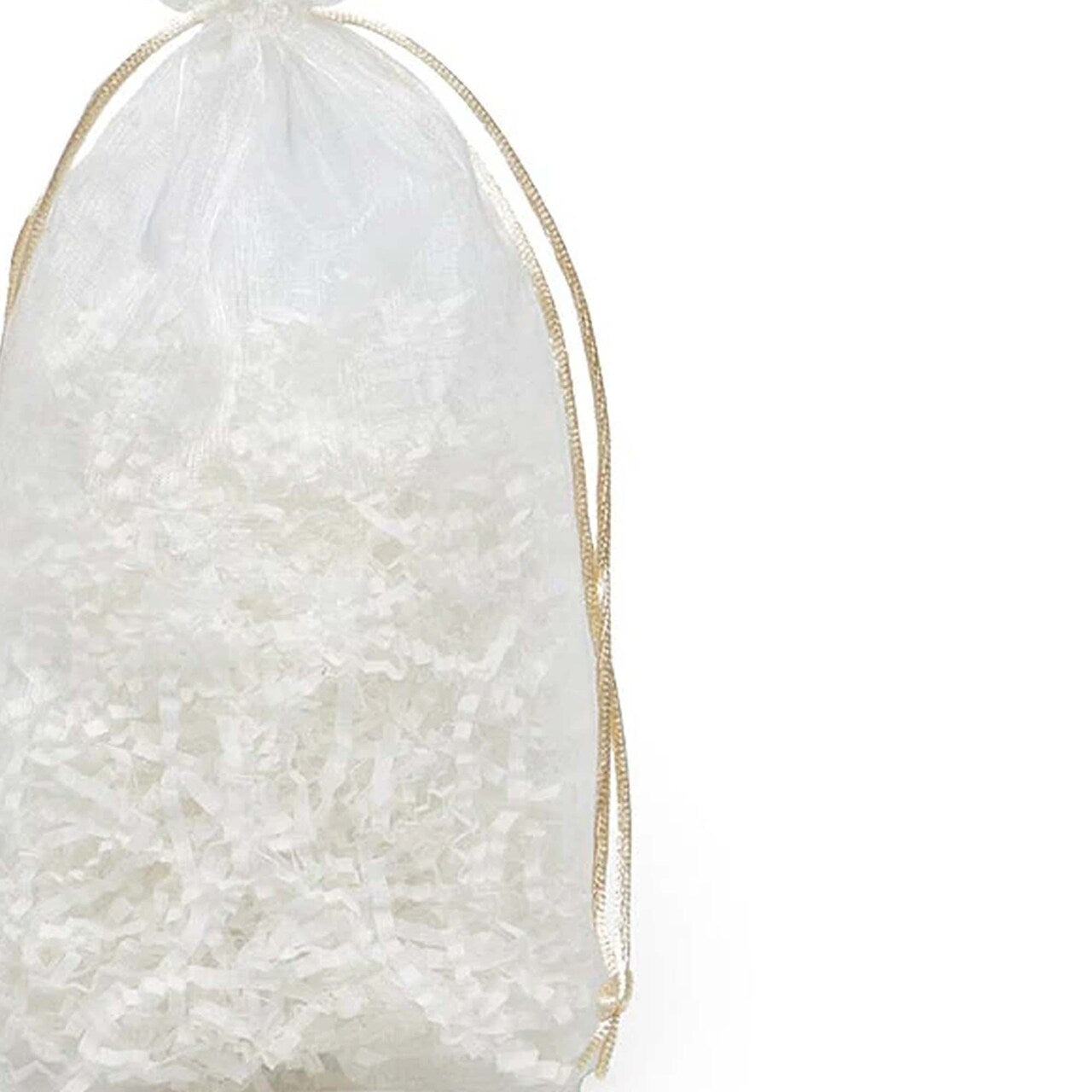 Flat Bottom Organza Bags 5 1/2''x11/2''x10 1/2'' for Special Occasions