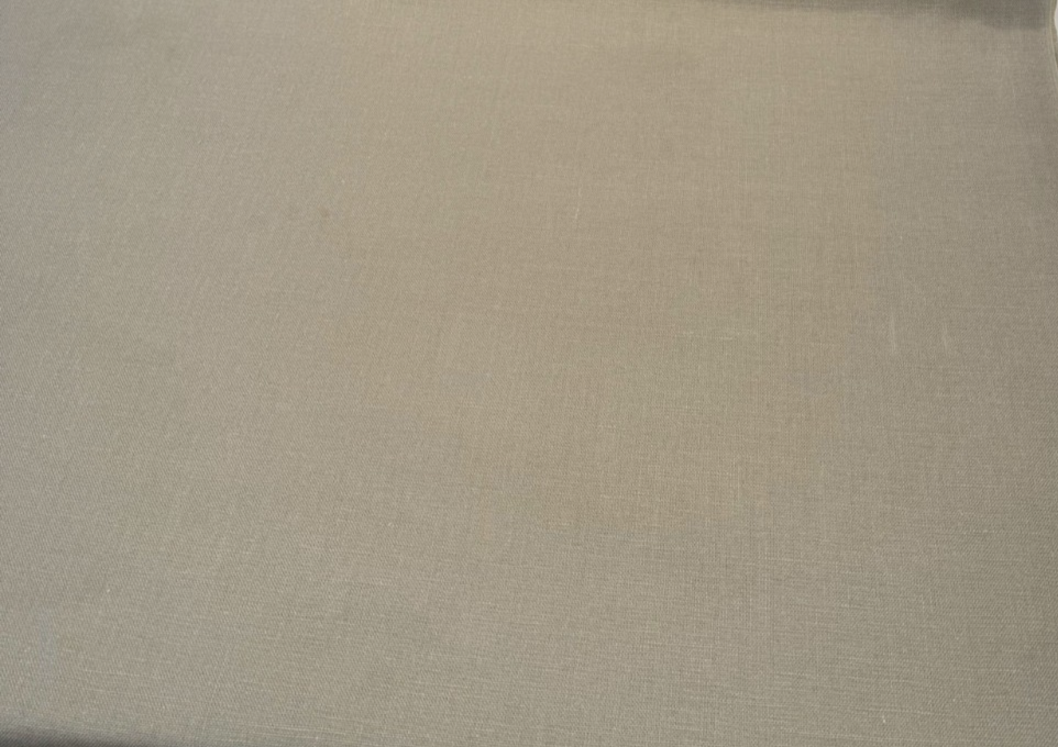 Libeco Belgian Tailored Linen Sanfor Airo Khaki Linen Fabric - Khaki, 54-56" Width (1 Yard)