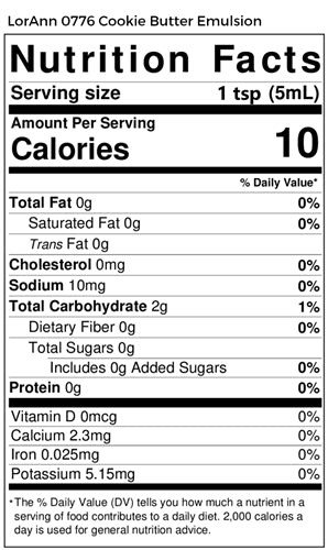 Cookie Butter Bakery Emulsion - 4 Ounce