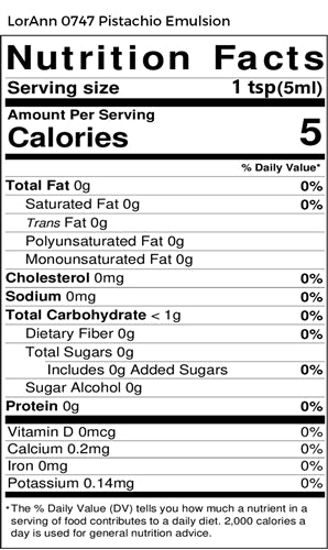 Pistachio Baking Emulsion - 4 Ounce