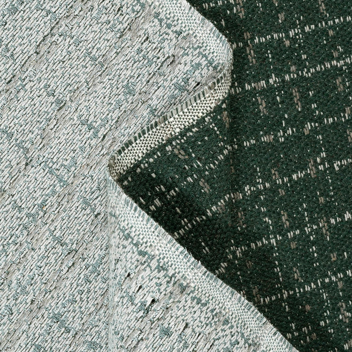 Sunbrella Harrison Glen Acrylic Fabric - Green Chenille Tweed, 54" Width (1 Yard)