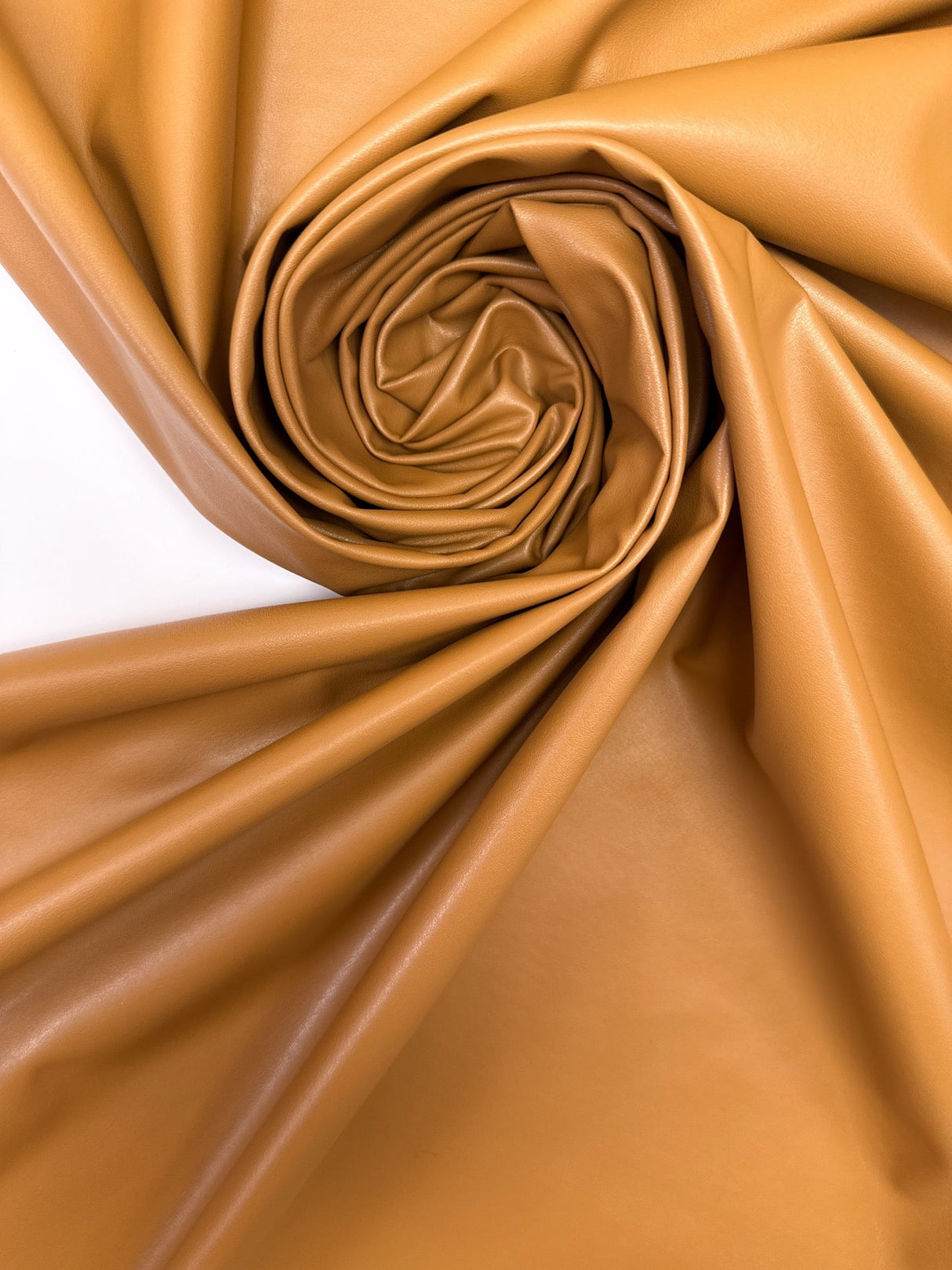 Brown Eco Leather Knitted Blend