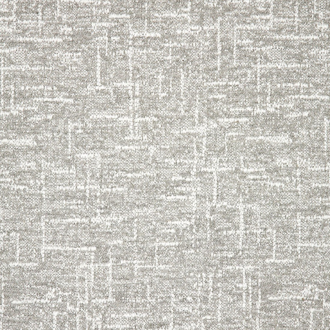 Sunbrella Chenille Interweave Cloud Acrylic Fabric - Cloud Gray Interlocking Linear Pattern, 54" Width (By The Yard)