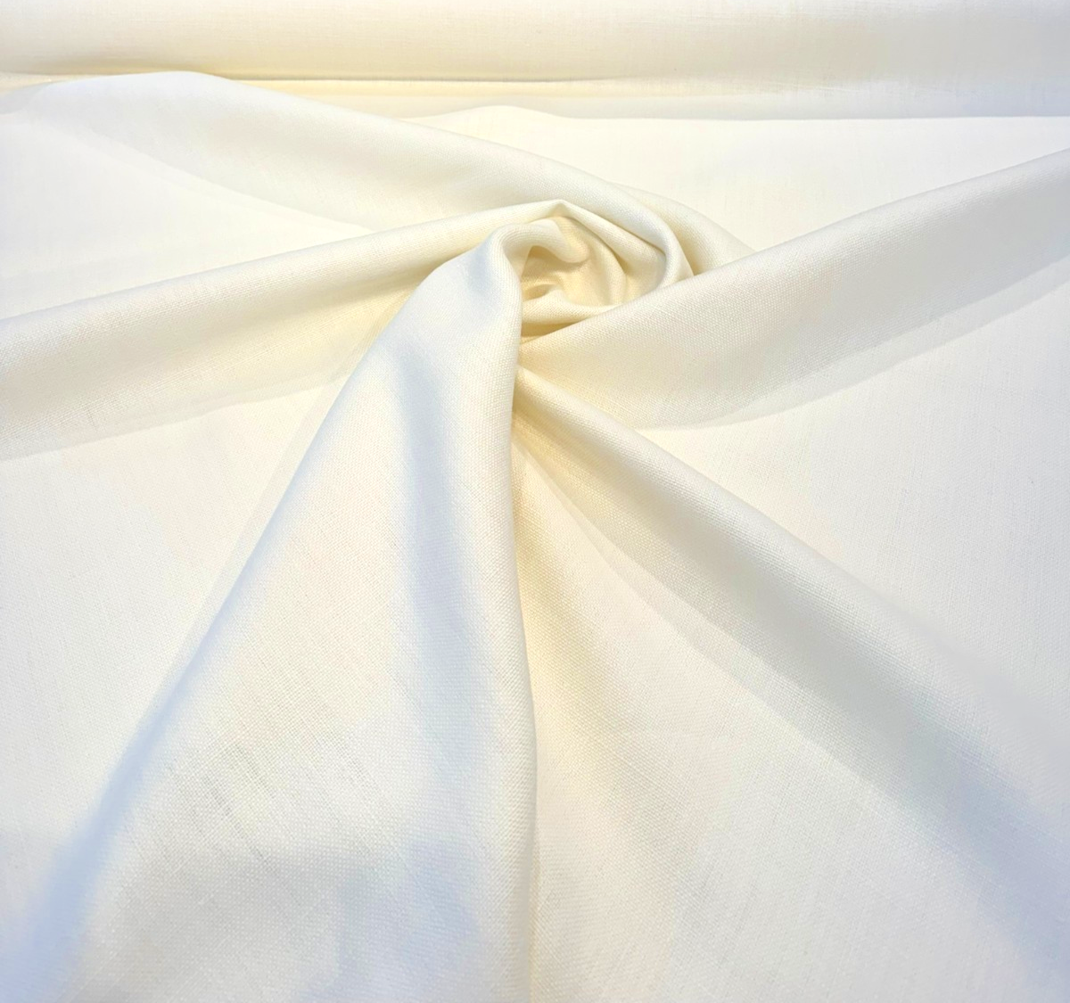 Libeco Belgian Linen Fabric - Oyster Beige, Sanfor Airo, 54-56" Width (By The Yard)