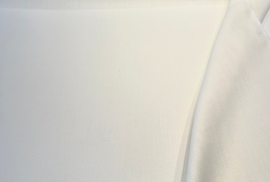 Libeco Belgian Linen Fabric - Oyster Beige, Sanfor Airo, 54-56" Width (By The Yard)