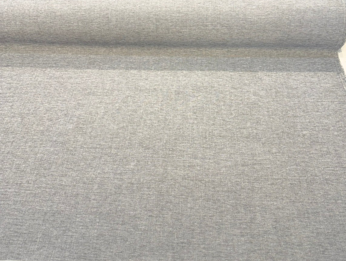Sunbrella Platform Tinsel Gray Chenille Fabric - Tinsel Gray, Solid, 54" Width (1 Yard)