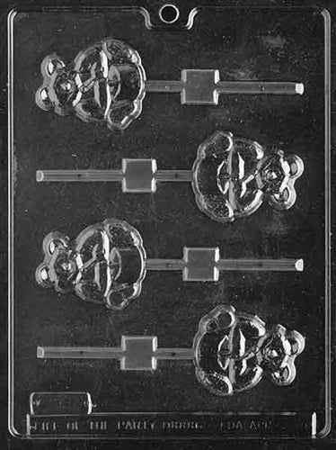 Bear with Drum Chocolate Lolly Mold