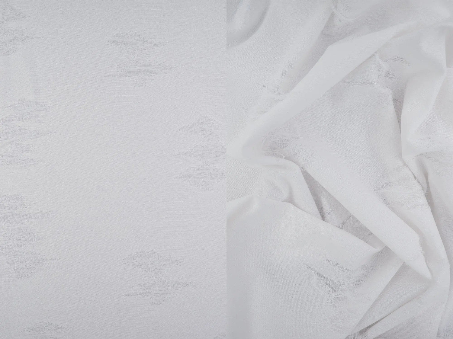 1 Yard Distressed Solid Jacquard Knit Fabric Double Knit Stretch 63/65 Inches Wide