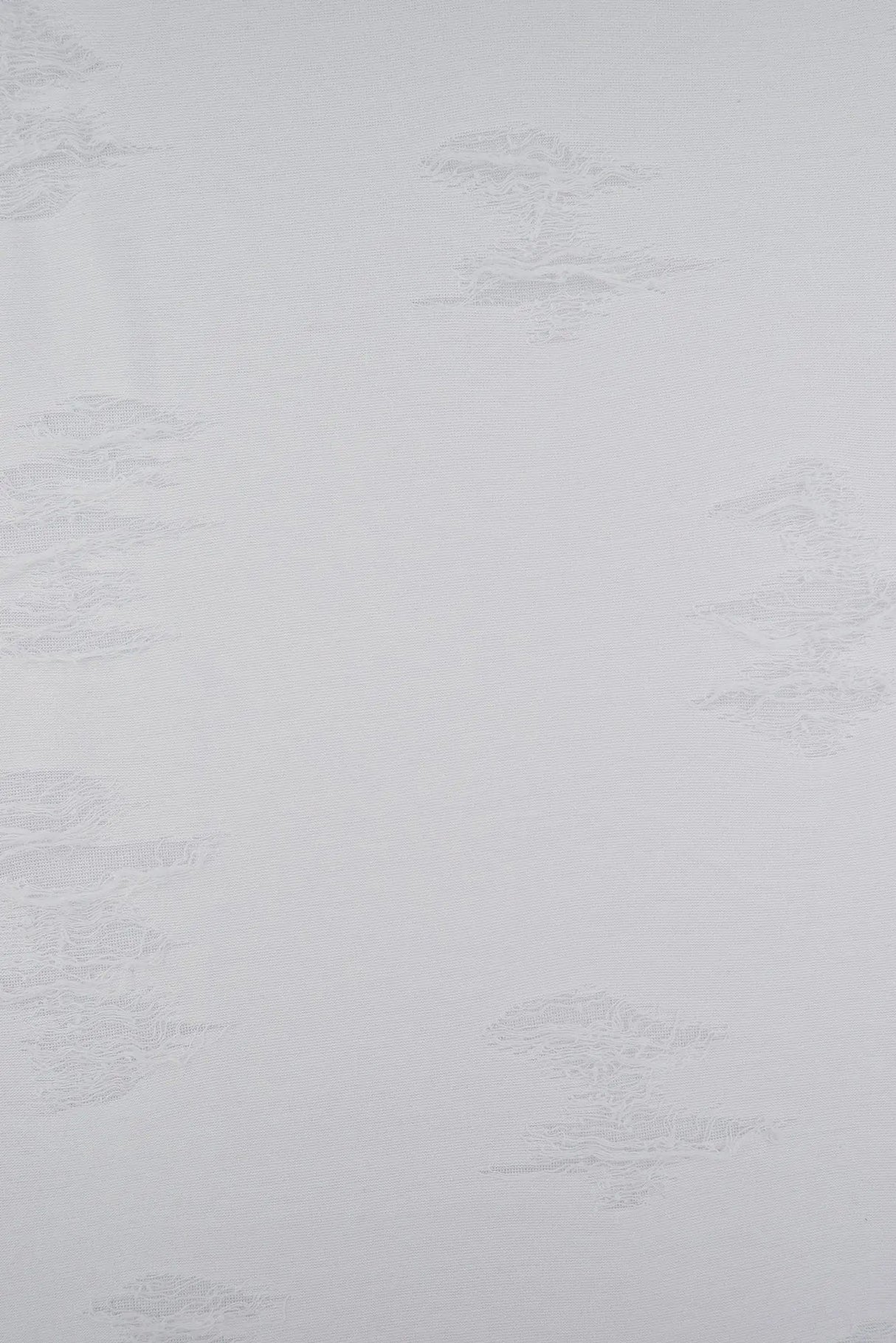 1 Yard Distressed Solid Jacquard Knit Fabric Double Knit Stretch 63/65 Inches Wide