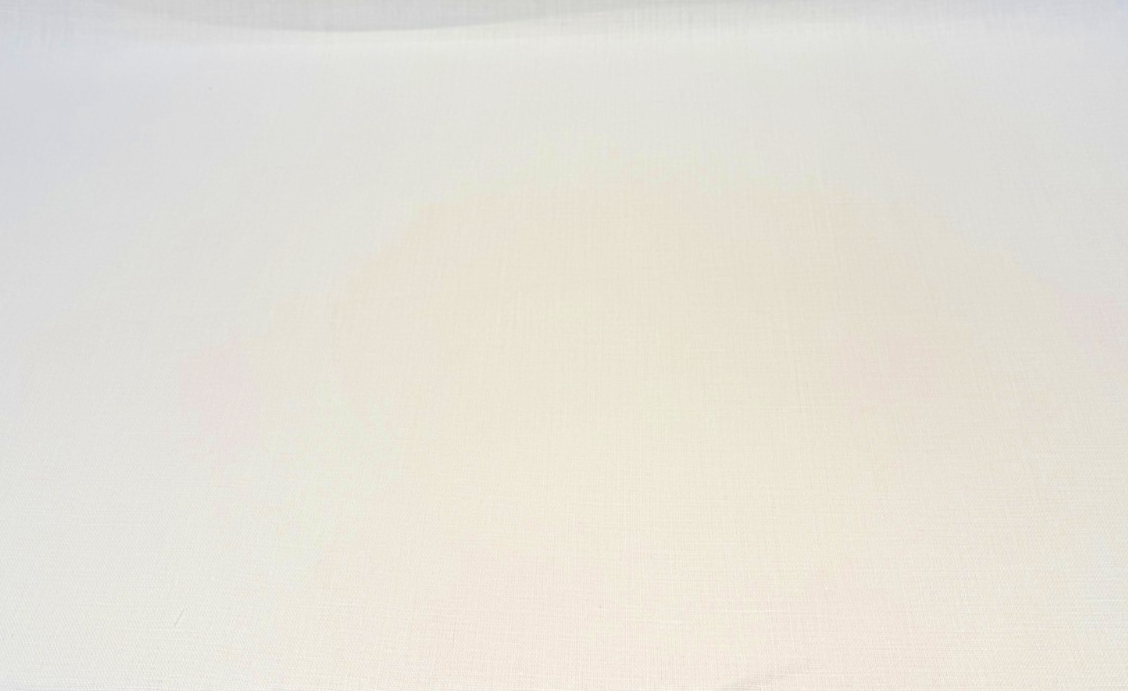 Libeco Belgian Tailored Linen Sanfor Airo Optic White Linen Fabric - Optic White, Sanforized, Airo Finish, 54" Width (1 Yard)