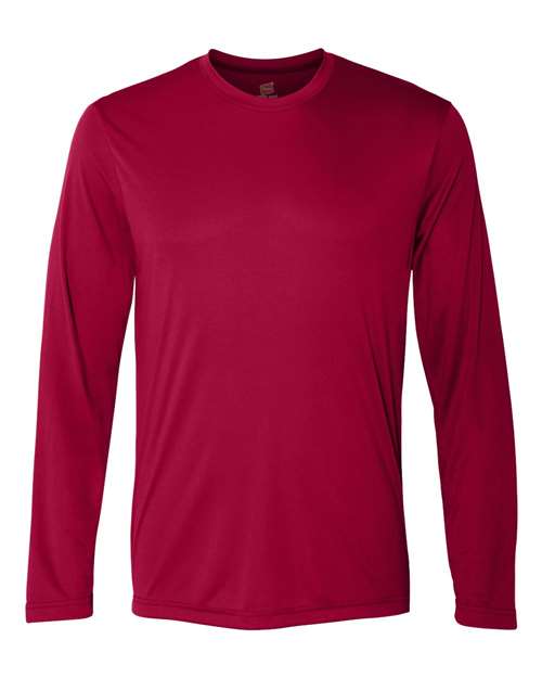 Hanes® Cool DRI Long Sleeve Crewneck Performance T-Shirt