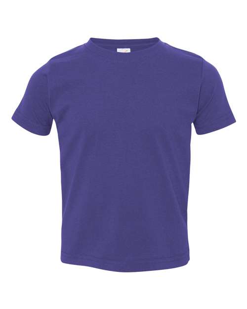 RADYAN® Toddler Crewneck Short Sleeve Fine Jersey Tee