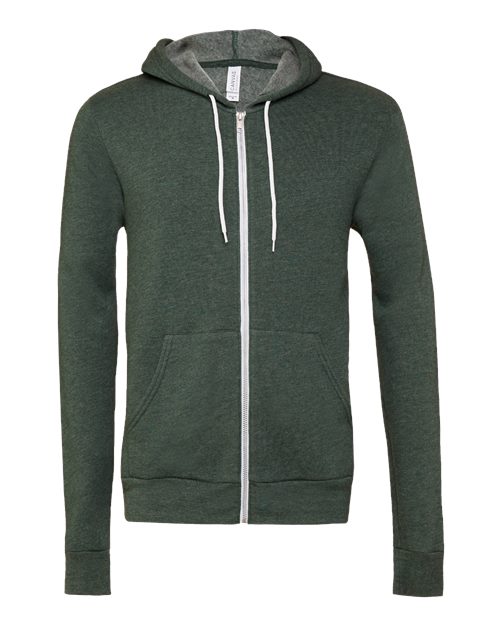 BELLA + CANVAS® Unisex Classic Sponge Fleece Full-Zip Hoodie - 3739