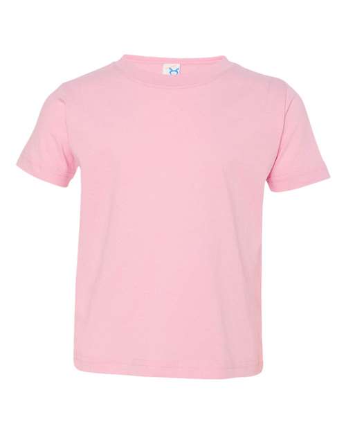 RADYAN® Toddler Crewneck Short Sleeve Fine Jersey Tee