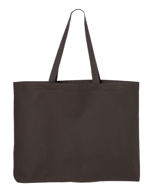 Q-Tees 25L Jumbo Heavy Cotton Canvas Tote