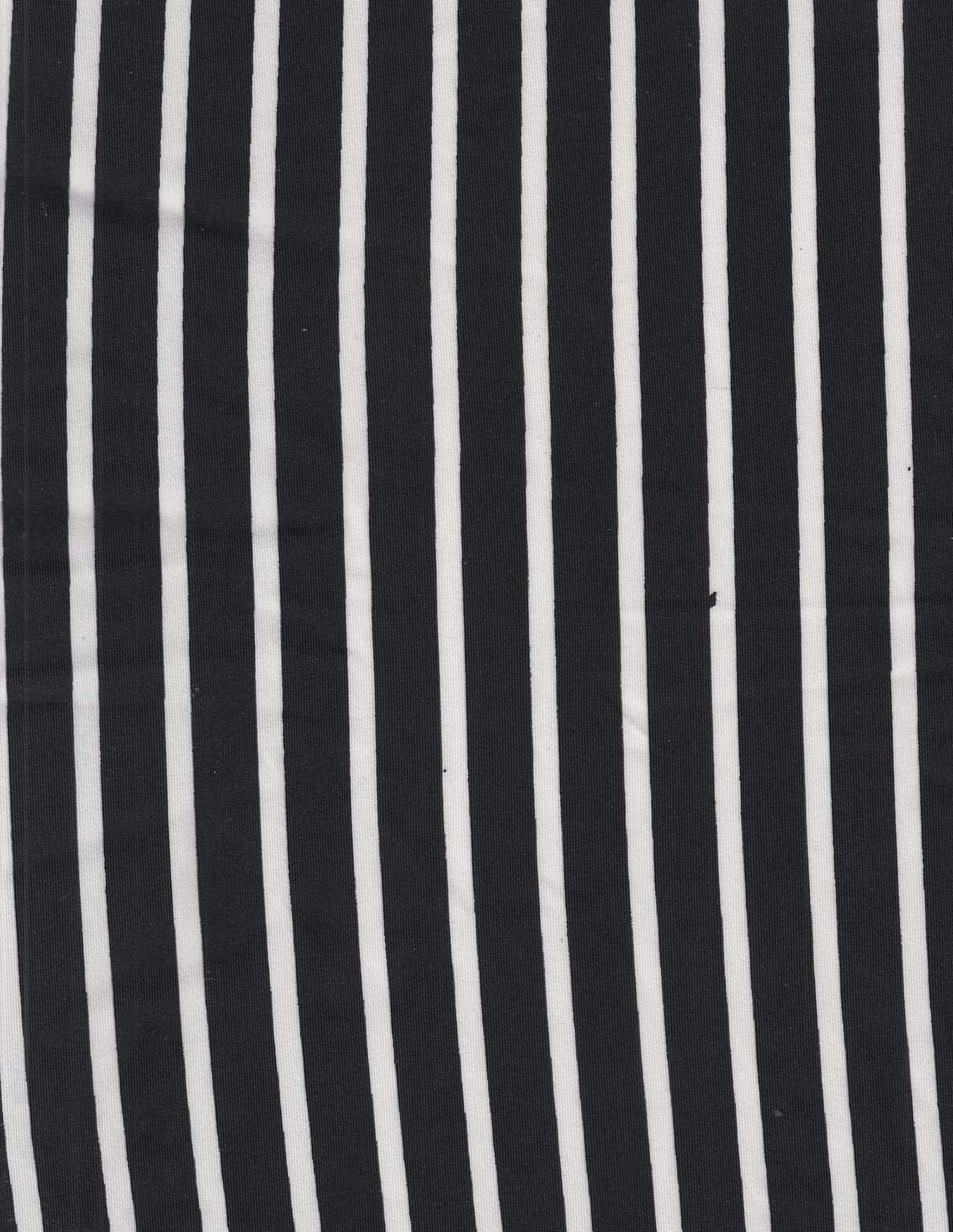 1 Yard DTY Vertical Stripe Print Knit Fabric, 58/60? Wide Polyester Spandex Blend