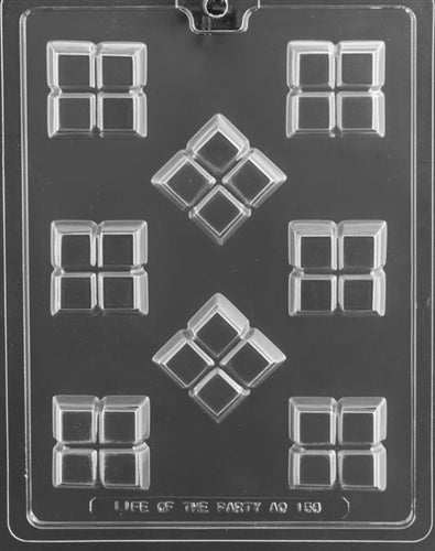 Small Break Apart Bar Chocolate Mold - LPAO158