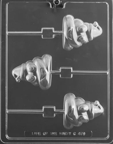 Christmas Poop Emoji Lolly Chocolate Mold