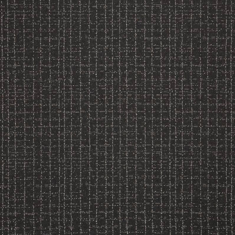 Harrison Raven Black Acrylic Fabric - Black Tweed, 54" Width (1 Yard)