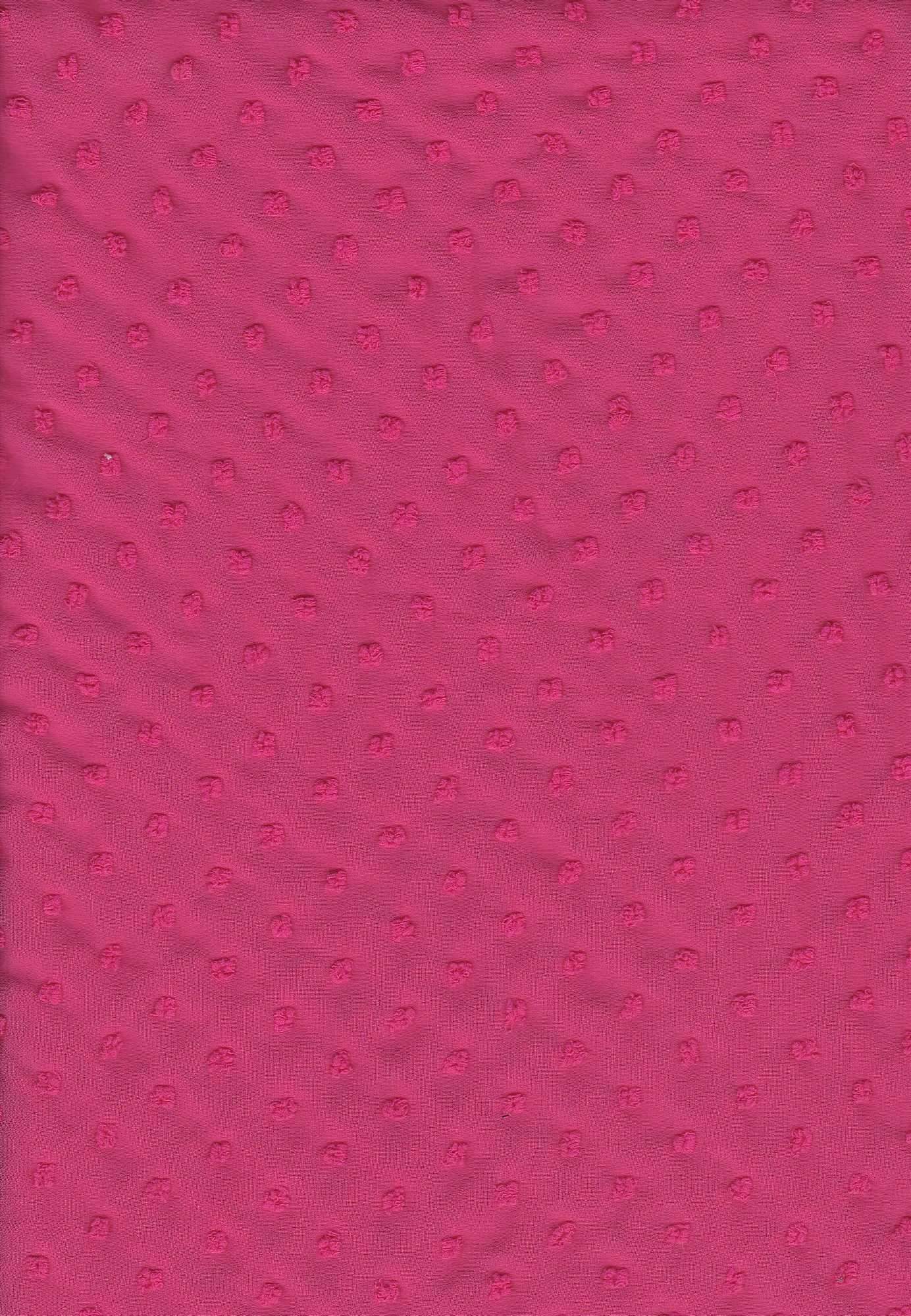 Solid Swiss Dot Chiffon Fabric 100% Polyester Lightweight Sheer 57/58" Wide