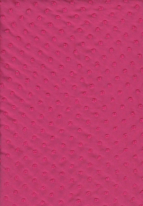 Solid Swiss Dot Chiffon Fabric 100% Polyester Lightweight Sheer 57/58" Wide
