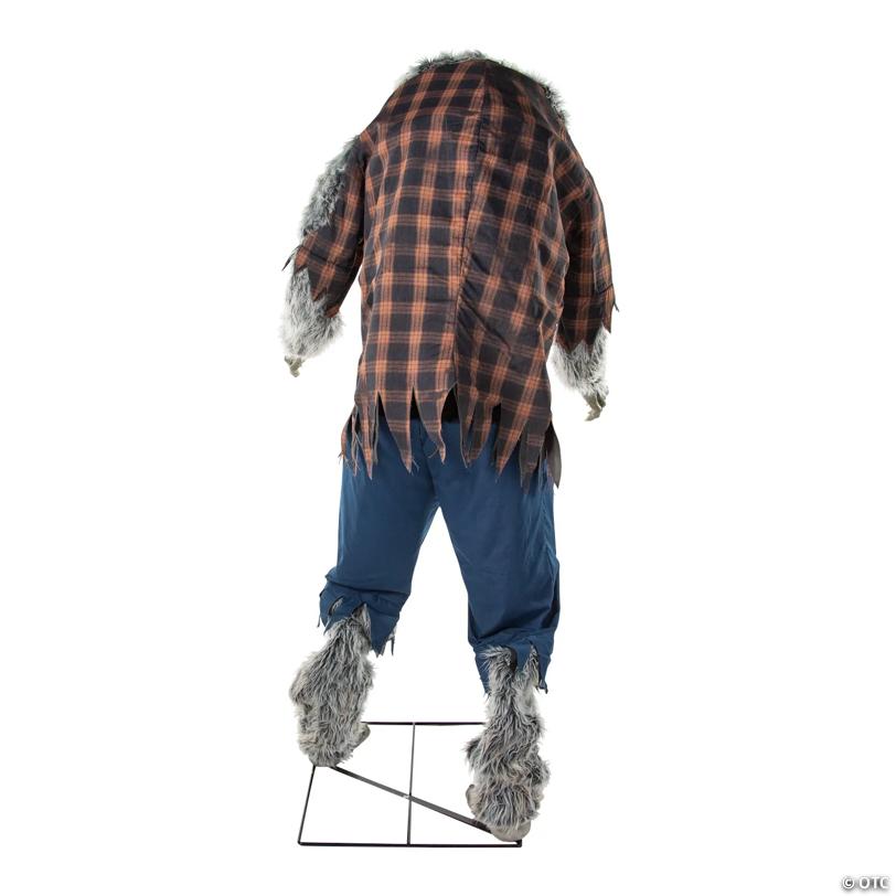 90" Animated Hulking Werewolf in Shirt & Pants Halloween Decoration