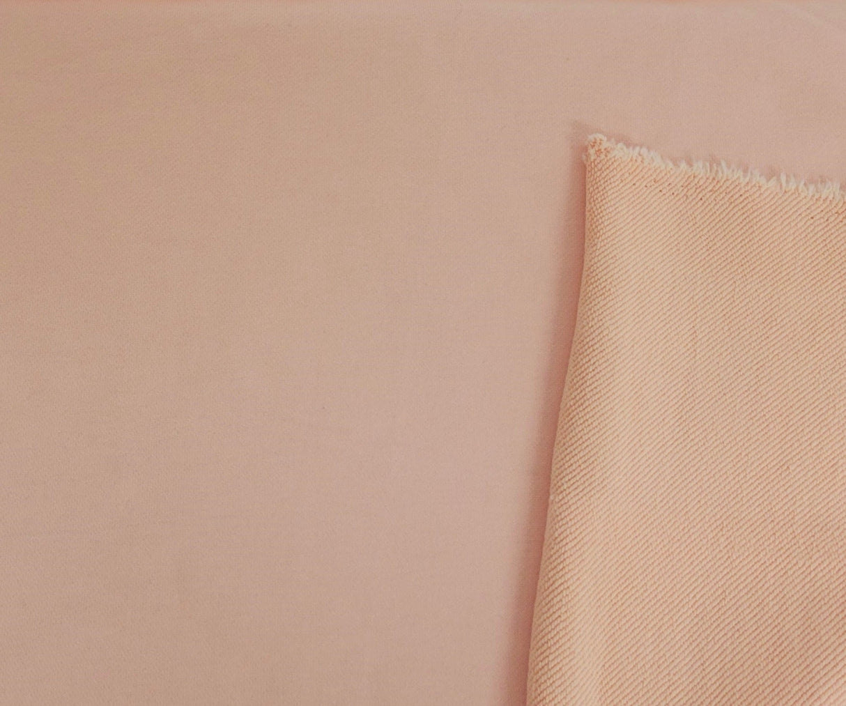 French Terry Knit Baby Pink