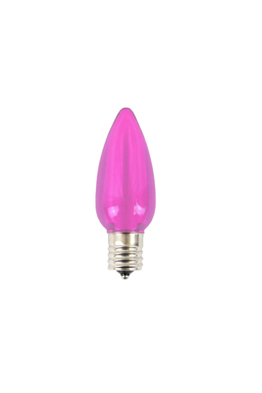 C9 Wonderful LED SMD Bulb (25 bulbs/bag) - Smooth, Pink