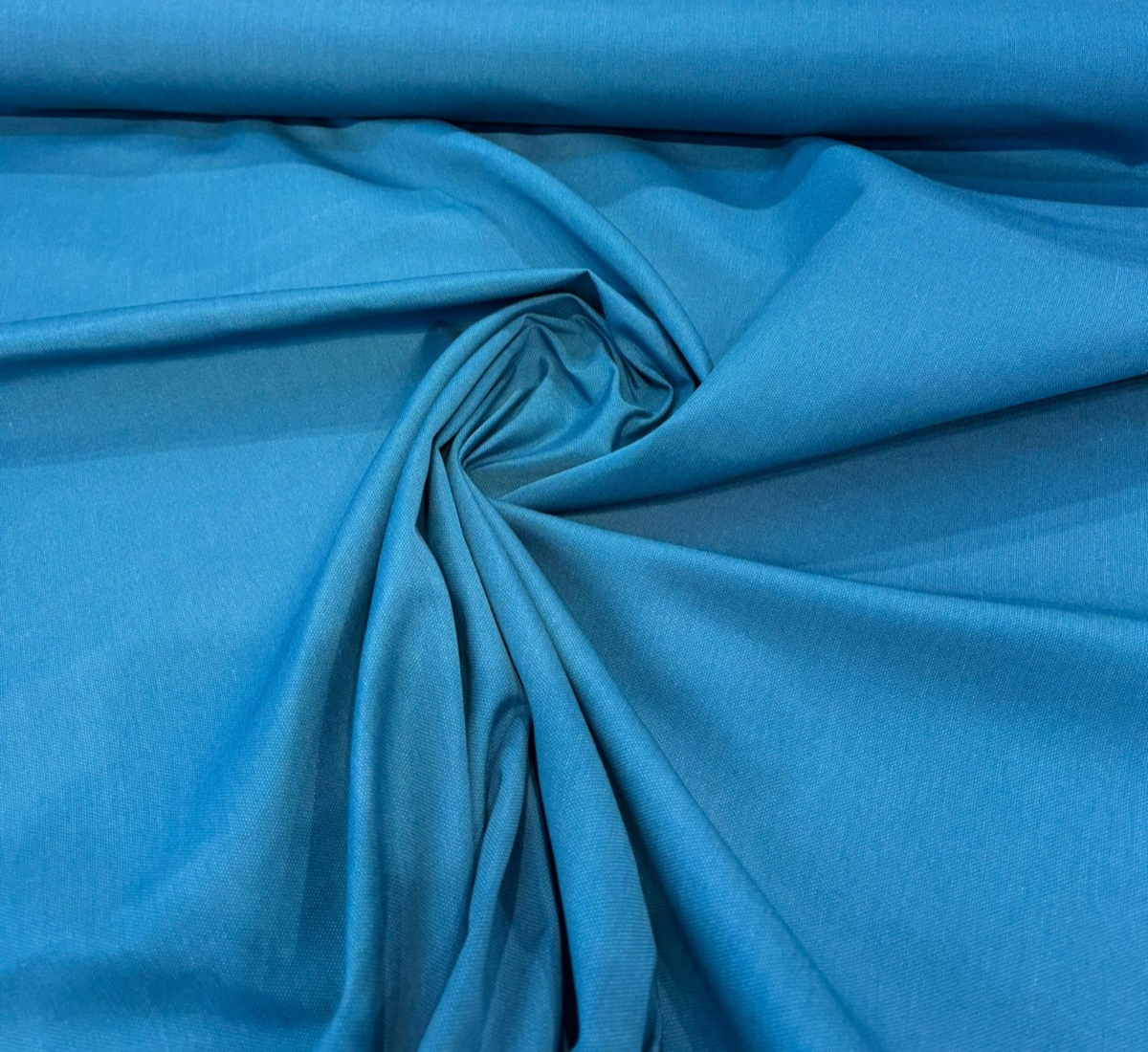 Sunbrella Canvas Aegean Acrylic Fabric - Teal Blue, 54" Width (1 Yard)