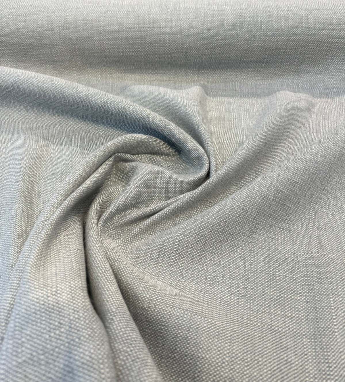 Sunbrella Ellis Mist Blue Sunbrella Acrylic Fabric - Mist Blue Basket Weave, 54" Width (1 Yard)