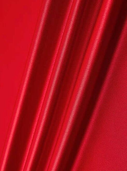 Red Duchesse Satin