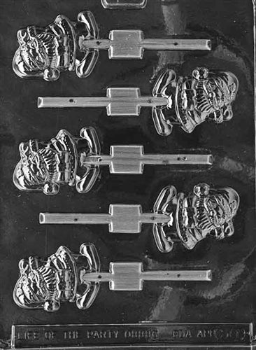 Waving Santa Lolly Chocolate Mold