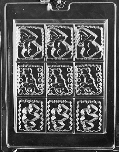 Love Designs Break Apart Tray Chocolate Mold