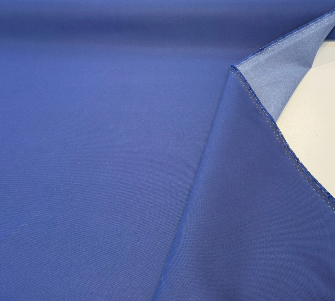 Sunbrella Camp Sapphire Blue Acrylic Fabric - Solid Sapphire Blue, 54" Width (1 Yard)