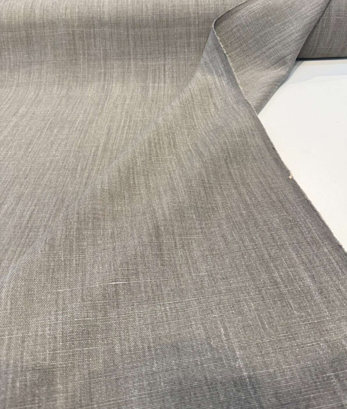 Nelen & Delbeke Belgian Linen Lino Venom Belgian Linen Fabric - Taupe Gray, Heavyweight, 59" Width (1 Yard)