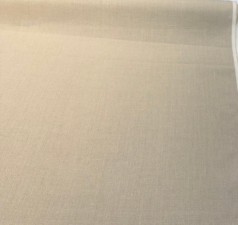 Nelen & Delbeke Belgian Linen Lino Chino Natural Linen Fabric - Chino Natural, 59" Width (By The Yard)